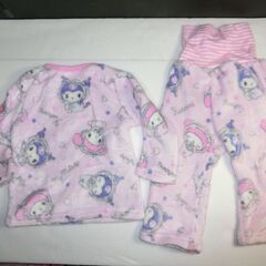 サンリオ クロミ マイメロ もこもこパジャマ 80㎝の画像