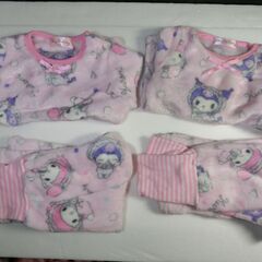 サンリオ クロミ マイメロ もこもこパジャマ 80㎝の画像