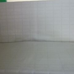 　未使用/新品　圧縮開放品　 キングサイズ　マットレス 三つ折り 10cm 高反発 3Dカット 3ゾーン 体圧分散 洗えるカバーの画像