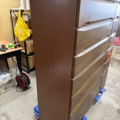 タンス　ハイチェスト　6段の画像