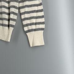 ROPE' ロペ ボーダー 長袖ニット レーヨン/ナイロン マルチカラー レディース M【古着】【中古】の画像