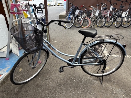 【ジャングル深井店】★自転車  ママチャリ ライトブルー 26インチ 堺市（中区 堺区 東区 西区 南区 北区）和泉市 河内長野市 富