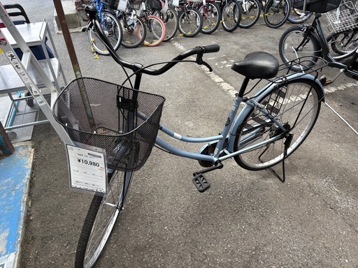 【ジャングル深井店】★自転車  ママチャリ ライトブルー 26インチ 堺市（中区 堺区 東区 西区 南区 北区）和泉市 河内長野市 富