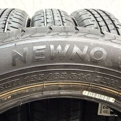 【新品】BS BRIDGESTONE NEWNO 155/65R14 75H 14インチ 夏タイヤ 4本 23年製 スペーシア タント アルト ミライース ムーブ等　(MTW404)クレジットカード QRコード決済可能の画像