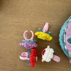 プリキュア リングセット 貝殻型ケース付きの画像
