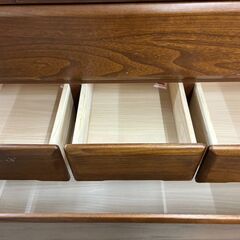 【リサイクルショップどりーむ荒田店】No.4772 タンス ウッド調６段  衣類収納の画像
