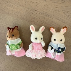 シルバニアファミリー 人形本体 3体セットの画像