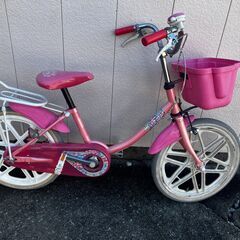 【長野県岡谷市大栄町より】ブリヂストン製　１８インチ子供車　最初の自転車に最適の画像