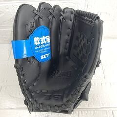 新品★ZETT ゼット 軟式用グローブ BDG3511 オールラウンドモデル 左投用 野球グラブ ブラック 黒 ☆札幌市 白石店 の画像
