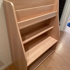 （お取引中）12/14まで　おもちゃ　絵本収納棚の画像