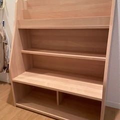 （お取引中）12/14まで　おもちゃ　絵本収納棚の画像