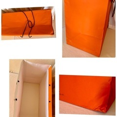 エルメス　大型空箱　ショッパー付き　ギフトボックスの画像