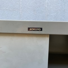 コクヨ　スチールキャビネット　幅約88センチ　高さ89センチ　奥行き約40センチ　鍵なしの画像
