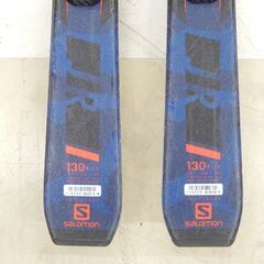 札幌市 清田区 サロモン SALOMON ジュニアスキー板 サロモン S/FORCE JR 130㎝ ネイビー系の画像