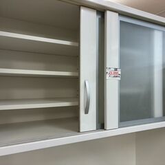 【リサイクルショップどりーむ荒田店】No3519  大川家具 白を基調としたお洒落なキッチン収納　美品です(≧▽≦)の画像