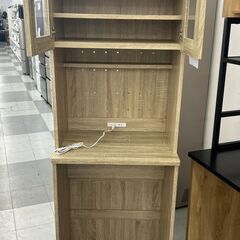 ★リユースのサカイ千葉中央店★  レンジボード ブラウン H183×D42×W61 クリーニング済み TC5745の画像