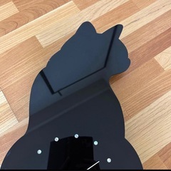 黒猫　猫　掛け時計　時計　インテリア　CNLOT
の画像