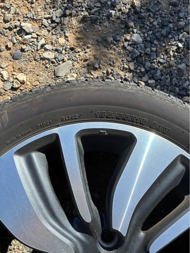 【値下げ】スイフト夏タイヤホイール付き 185/55R16