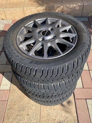PIRELLI スタッドレスタイヤ　155/65R13 アルミホイール付4本セット