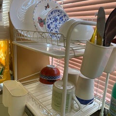 水切りカゴ2段の画像