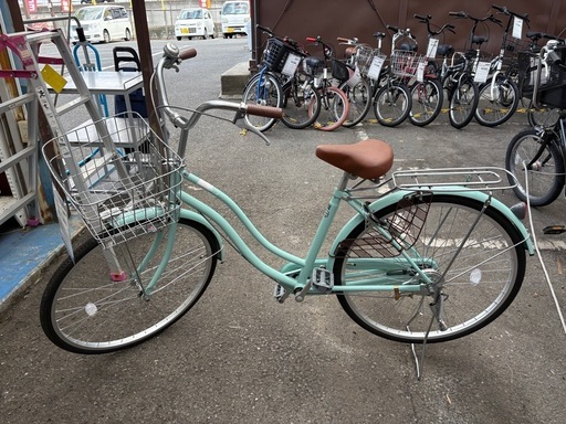 【ジャングル深井店】★自転車 ママチャリ ミント 26インチ 堺市（中区 堺区 東区 西区 南区 北区）和泉市 河内長野市 富田林市 