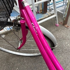【ジャングル深井店】★自転車 ママチャリ ピンク 27インチ 堺市（中区 堺区 東区 西区 南区 北区）和泉市 河内長野市 富田林市 松原市 狭山市 深井 【FU3082】の画像