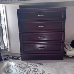 【取引中】カリモク 衣装棚／レトロ家具の画像