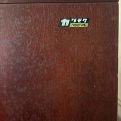 【取引中】カリモク 衣装棚／レトロ家具の画像