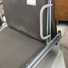 ★リユースのサカイ千葉中央店★  折り畳みベッド ブラウン H×D×W クリーニング済み TC5747の画像