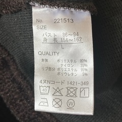 レディース ラメ入りショート丈ニットの画像