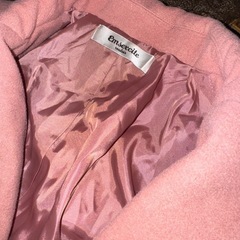 ロングコート　ピーコート　ダッフルコート　ピンク　可愛い　札幌手渡し可能　EMSEXCITE エムズエキサイト　美品の画像