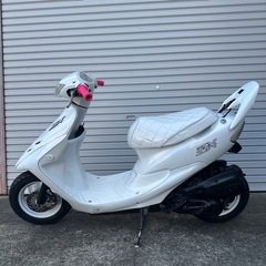 HONDA DIO AF34 AF35ライブディオ ZX仕様 カスタムホワイトの画像