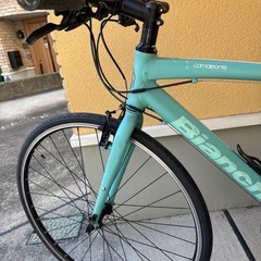 ビアンキ自転車　タイヤ交換済みの画像