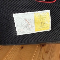 ジュニアシート ブラックの画像