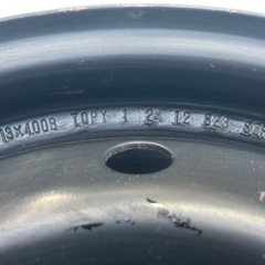 スチールホイール　鉄チン　４本の画像