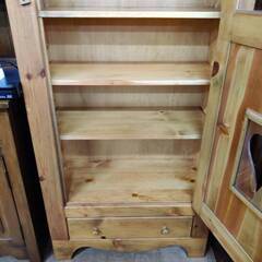 【愛品倶楽部柏店】enfant アンファン 縦型カントリー調キャビネット 日本産のカントリー家具の画像