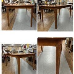 ジモティー限定価格！S717 ⭐ 最高級ブランド 横浜ダニエル Daniel ダイニングテーブル 幅150cm USEDの画像