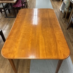 ジモティー限定価格！S717 ⭐ 最高級ブランド 横浜ダニエル Daniel ダイニングテーブル 幅150cm USEDの画像
