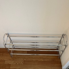 [12/14まで]シューズラック　伸縮可能の画像
