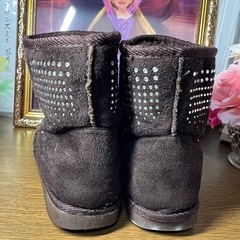 ムートン ブーツ 2足set mサイズ 23cm～23.5の画像