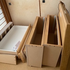 ニトリ　シングルベッド（マットレスなし）の画像