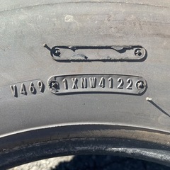 ★ 約9分山 ★ ダンロップ SP081 ★ 225/80R17.5 ★ 2022年製 ★ 2本 ★の画像