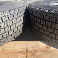 ★ 約9分山 ★ ダンロップ SP081 ★ 225/80R17.5 ★ 2022年製 ★ 2本 ★の画像