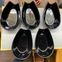 エンテック メラミンレンゲ受皿（小） 黒 C-80(B) 中華 麺 スープ ラーメン 本格的 軽い 業務用 の画像