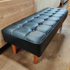 【愛品倶楽部柏店】カウチソファセット ソファ4点セット 黒の画像