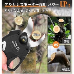 電動剪定バサミ 電動バサミ 園芸用はさみ  32mm切断径 ブラシレスモーター 本体のみの画像