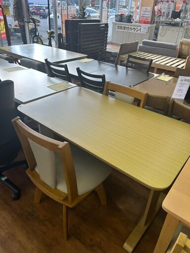 【リユ-スのサカイ広島石内店】ジモティ割！ダイニング３点セット/クリ-ニング済み/HG-8281/広島市 家具　佐伯区 家具　南区 家具　西区 家具　東区 家具　中区 家具　安佐南区 家具　安佐北区 家具　安芸区 家具　府中町 家具　海田町 家具　熊野町 家具　坂町 家具　廿日市市 家具