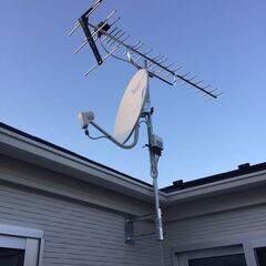 地上デジタル、BSデジタルアンテナ工事をお安く致します、年末年始を美しいテレビ画像でお楽しみください！の画像
