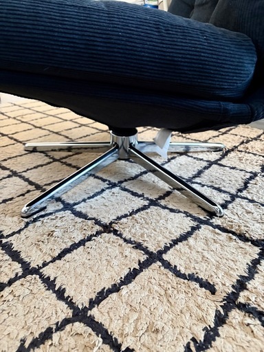 DYVLINGE ディヴリンゲ 回転イージーチェア, ケーリンゲ ブラック 節約