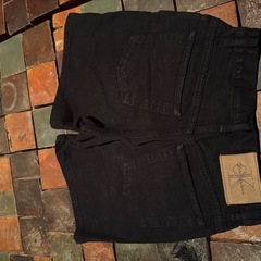 カルバン・クライン　 ショートパンツ ハーフパンツ ブラック ジーンズ デニムパンツ　CALVIN KLEIN の画像